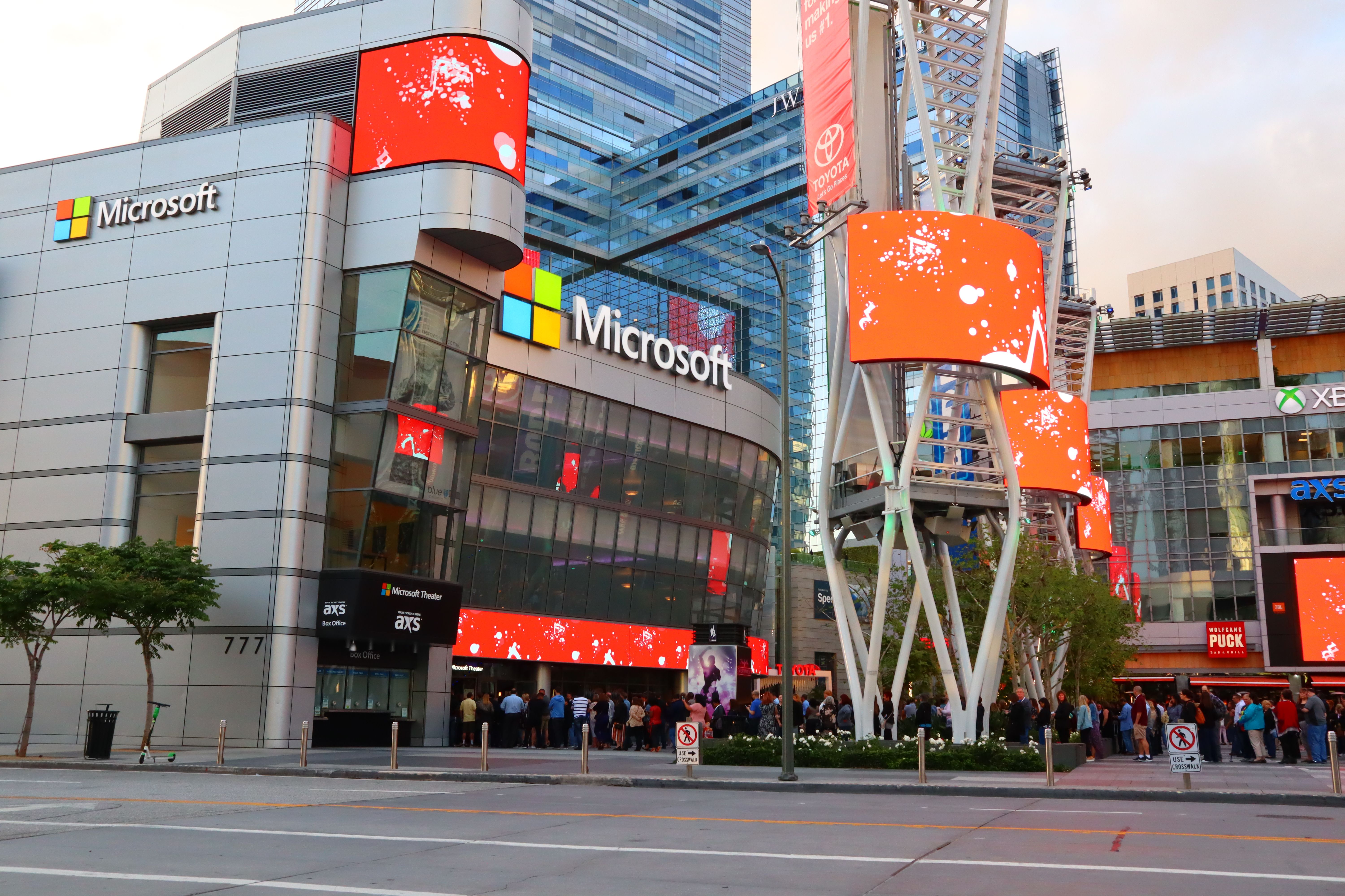 The Microsoft Theater at L.A. Live in Los Angeles